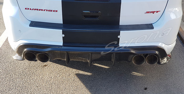 Custom Dodge Durango  SUV/SAV/Crossover Rear Add-on Lip (2017 - 2024) - $980.00 (Part #DG-019-RA)